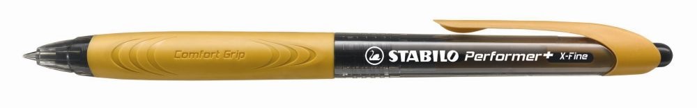Stabilo Performer + 0,5mm XF fekete/narancs golyóstoll
