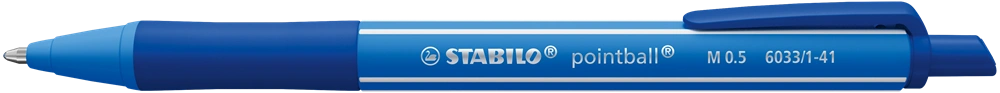 Stabilo Pointball Colorful nyomógombos ultramarinkék testű kék golyóstoll