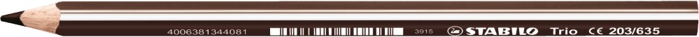Stabilo Trio thick 203/635 sötétbarna vastag színes ceruza