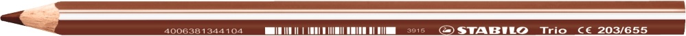 Stabilo Trio thick 203/655 világosbarna vastag színes ceruza