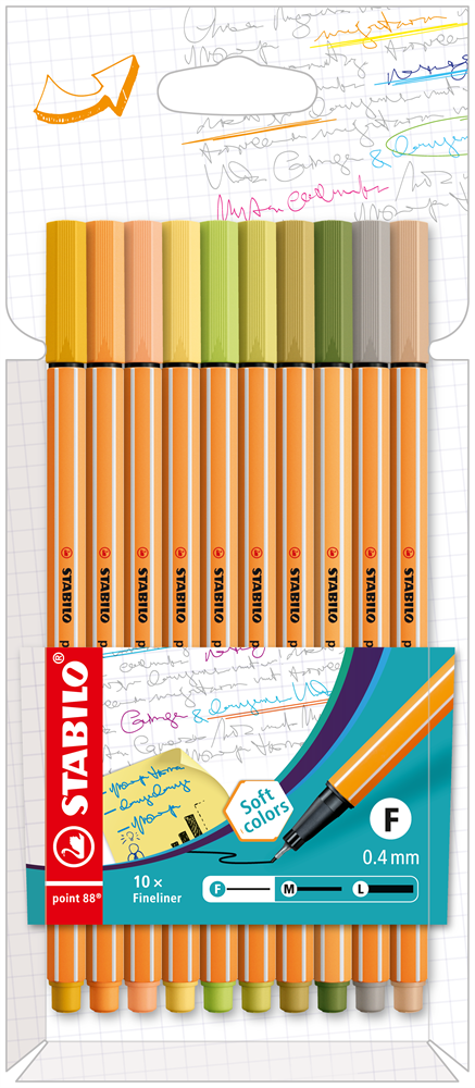 Stabilo point 88 10 db/csomag tűfilc készlet