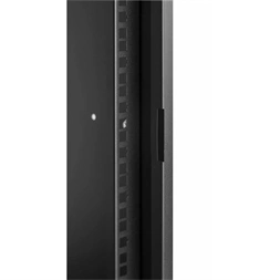 Stalflex RC19-12U-450GB 19" 12U 450 mm mély lapraszerelt fekete üveg ajtós fali rack szekrény (Újszerű)