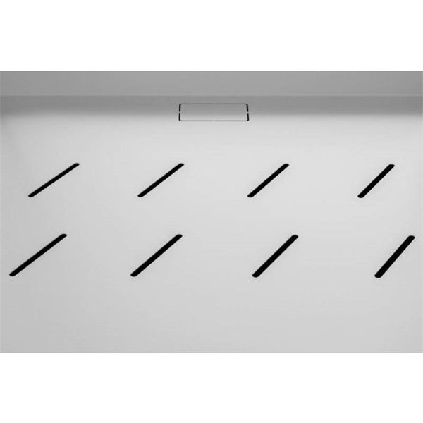 Stalflex RC19-6U-350GG 19" 6U 350 mm mély lapraszerelt szürke üveg ajtós fali rack szekrény