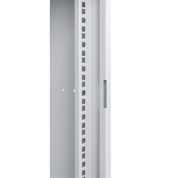 Stalflex RC19-9U-450GGP Pro 19" 9U 450 mm mély lapraszerelt szürke üveg ajtós fali rack szekrény