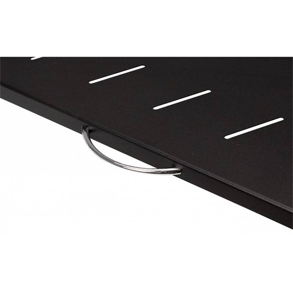 Stalflex RSR19-1U-550B 19" 1U 550mm mély fekete kihúzható polc (Újszerű)