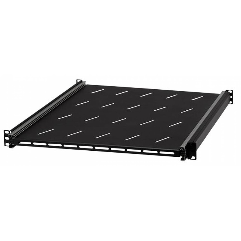 Stalflex RSR19-1U-550B 19" 1U 550mm mély fekete kihúzható polc (Újszerű)