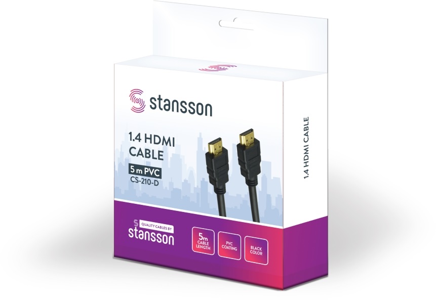 Stansson 5m 1.4 HDMI kábel