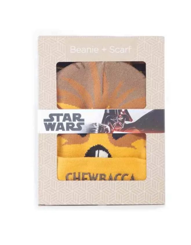 Star Wars - Chewbacca kötött sapka és sál csomag