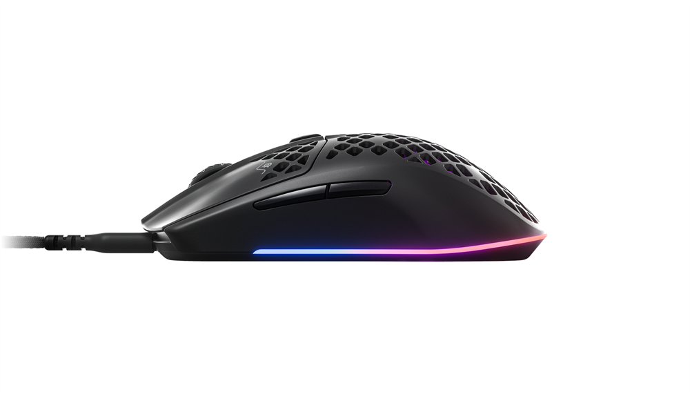 SteelSeries Aerox 3 (2022) Onyx fekete optikai gamer egér