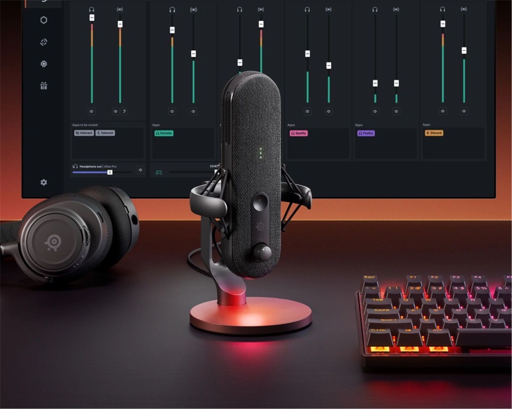 SteelSeries Alias mikrofon