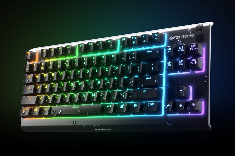 SteelSeries Apex 3 TKL UK fekete gamer billentyűzet