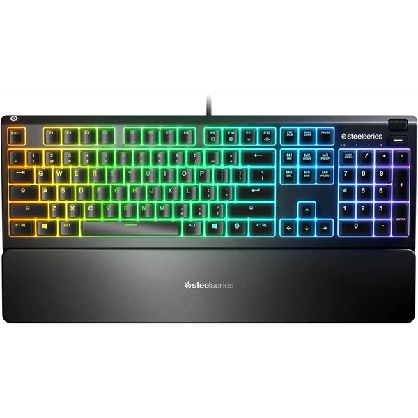SteelSeries Apex 3 UK fekete gamer billentyűzet