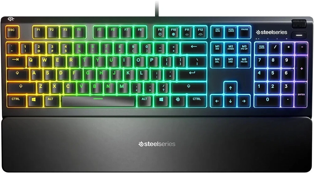 SteelSeries Apex 3 UK fekete gamer billentyűzet