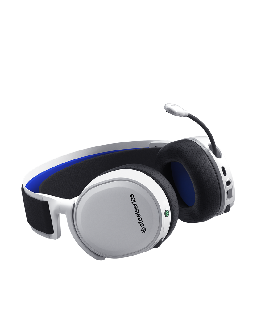 SteelSeries Arctis 7P+ PS5 fehér vezeték nélküli gamer headset