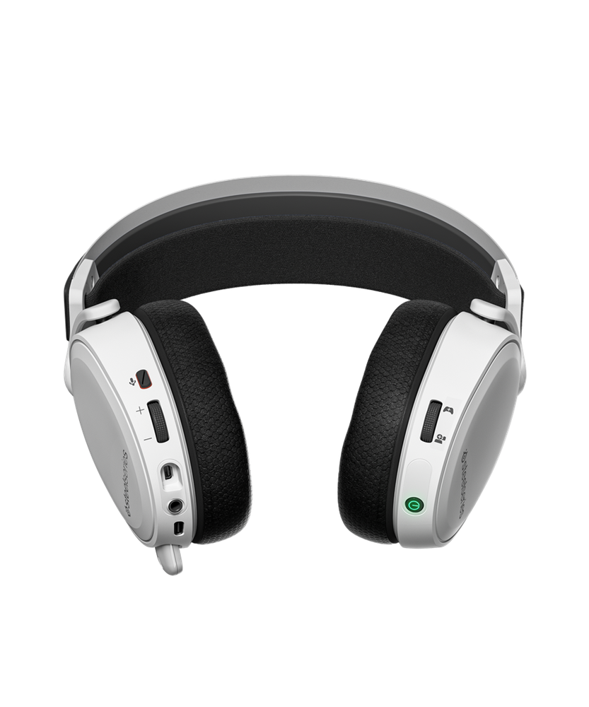 SteelSeries Arctis 7+ fehér vezeték nélküli gamer headset