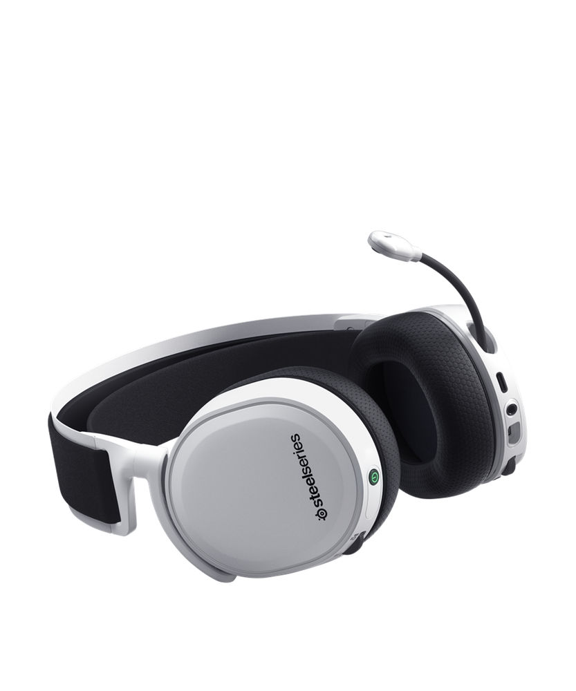 SteelSeries Arctis 7+ fehér vezeték nélküli gamer headset