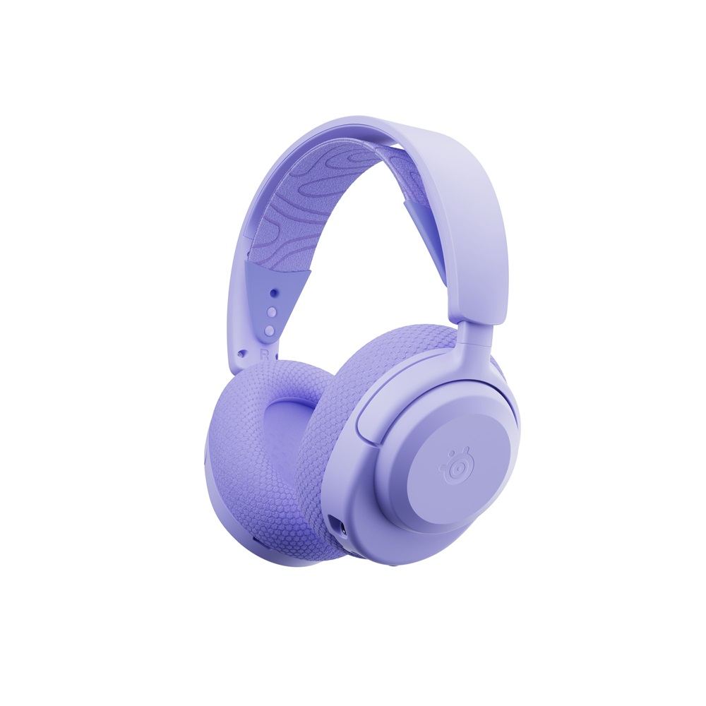 SteelSeries Arctis Nova 3P vezeték nélküli lila gamer headset