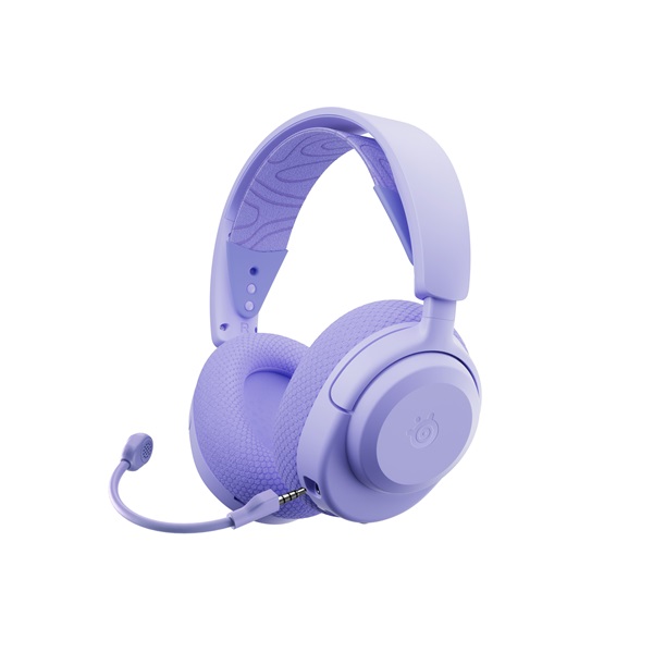SteelSeries Arctis Nova 3X vezeték nélküli lila gamer headset