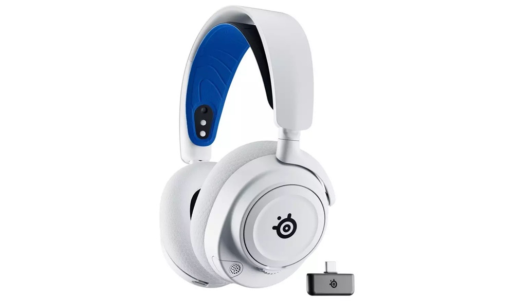 SteelSeries Arctis Nova 7P vezeték nélküli fehér gamer headset