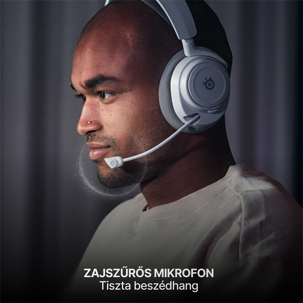 SteelSeries Arctis Nova 7X Gen 2 vezeték nélküli fehér gamer headset