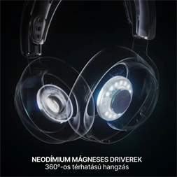SteelSeries Arctis Nova 7X Gen 2 vezeték nélküli fehér gamer headset