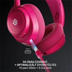SteelSeries Arctis Nova 7 Gen 2 vezeték nélküli rózsaszín gamer headset