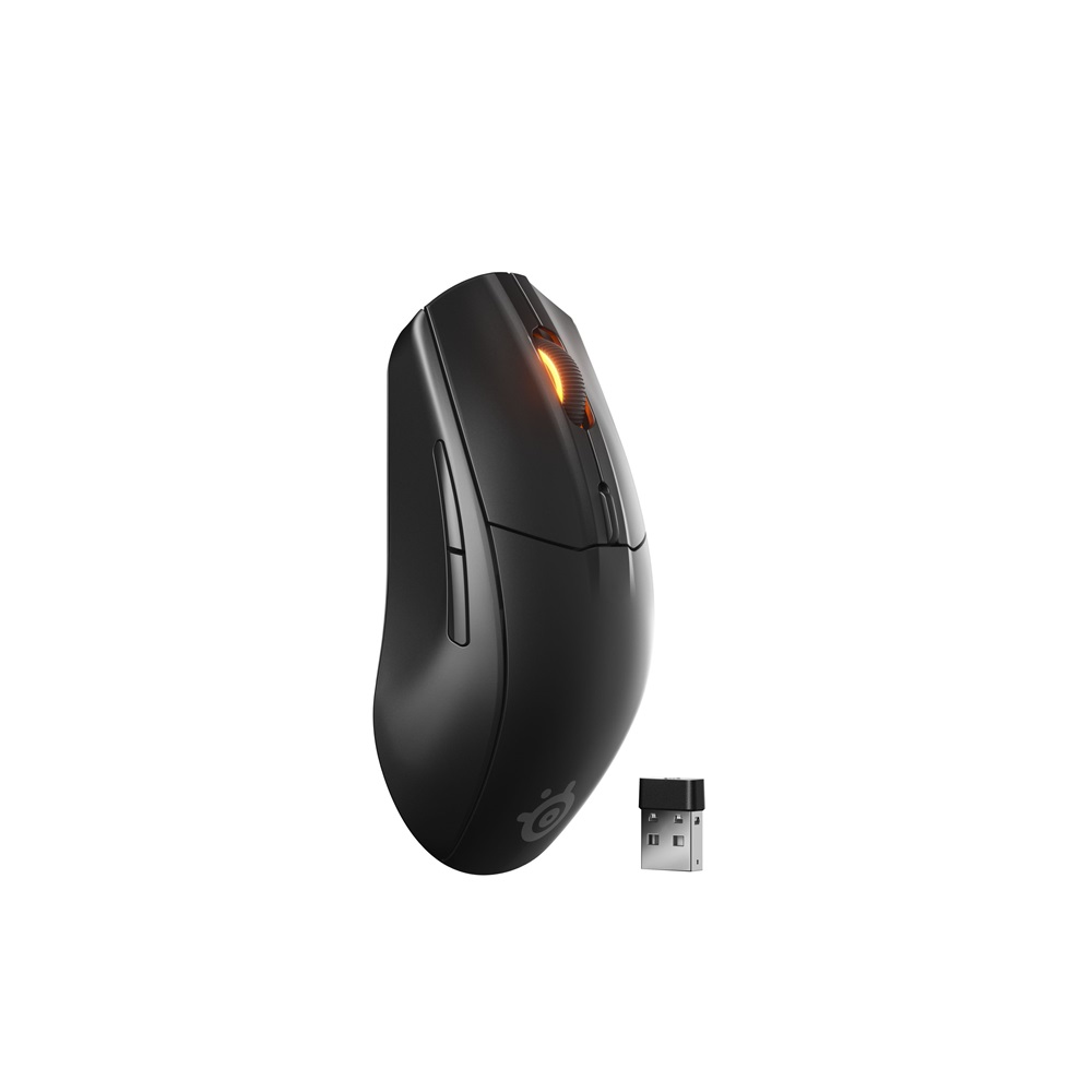 SteelSeries Rival 3 Gen 2 vezeték nélküli fekete gamer egér