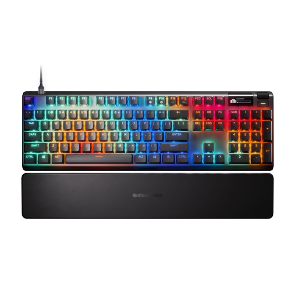 Steelseries 64661 Apex Pro Gen 3 UK fekete gamer billentyűzet