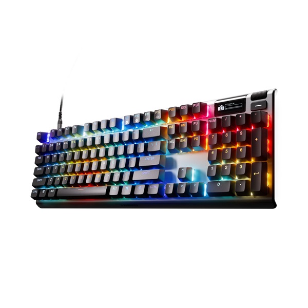 Steelseries 64661 Apex Pro Gen 3 UK fekete gamer billentyűzet