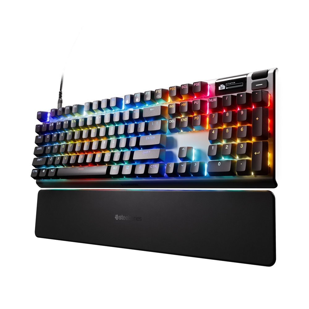 Steelseries 64661 Apex Pro Gen 3 UK fekete gamer billentyűzet