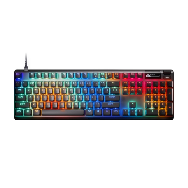 Steelseries 64661 Apex Pro Gen 3 UK fekete gamer billentyűzet
