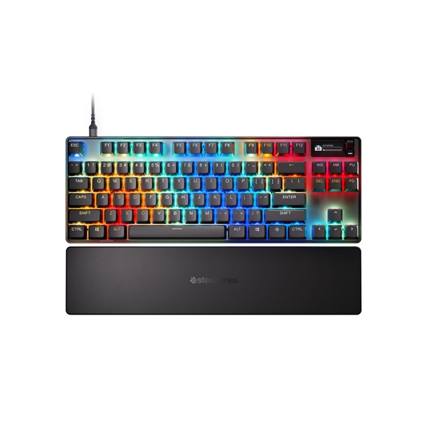 Steelseries 64741 Apex Pro TKL Gen 3 UK fekete gamer billentyűzet