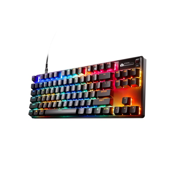 Steelseries 64741 Apex Pro TKL Gen 3 UK fekete gamer billentyűzet