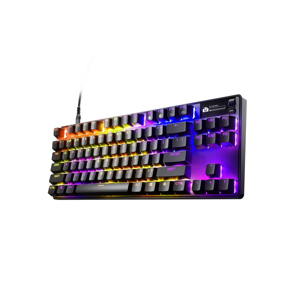 Steelseries 64741 Apex Pro TKL Gen 3 UK fekete gamer billentyűzet