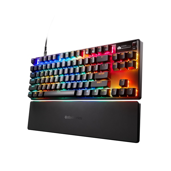 Steelseries 64741 Apex Pro TKL Gen 3 UK fekete gamer billentyűzet