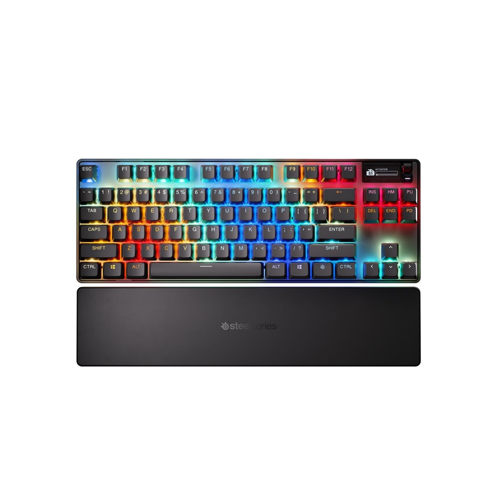 Steelseries 64872 Apex Pro TKL Gen 3 UK vezeték nélküli fekete gamer billentyűzet