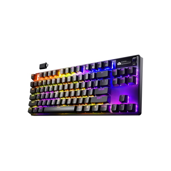 Steelseries 64872 Apex Pro TKL Gen 3 UK vezeték nélküli fekete gamer billentyűzet