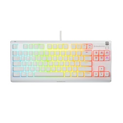 Steelseries 64905 Apex 3 TKL UK fehér gamer billentyűzet