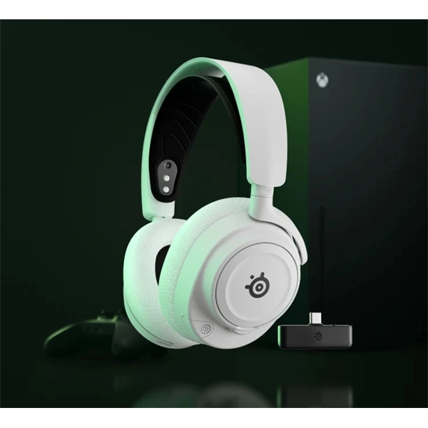 Steelseries Arctis Nova 7X vezeték nélküli fehér gamer fejhallgató