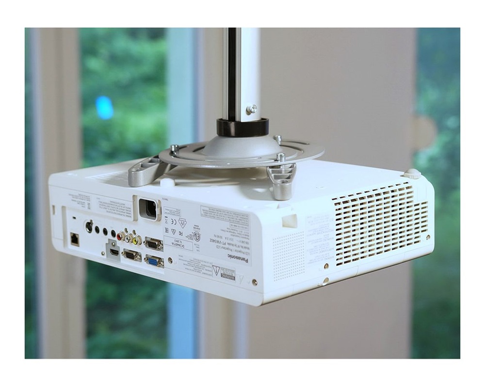 Stell SHO 1091 60-102cm, 15°, 15kg ezüst mennyezeti kihúzható projektor tartó