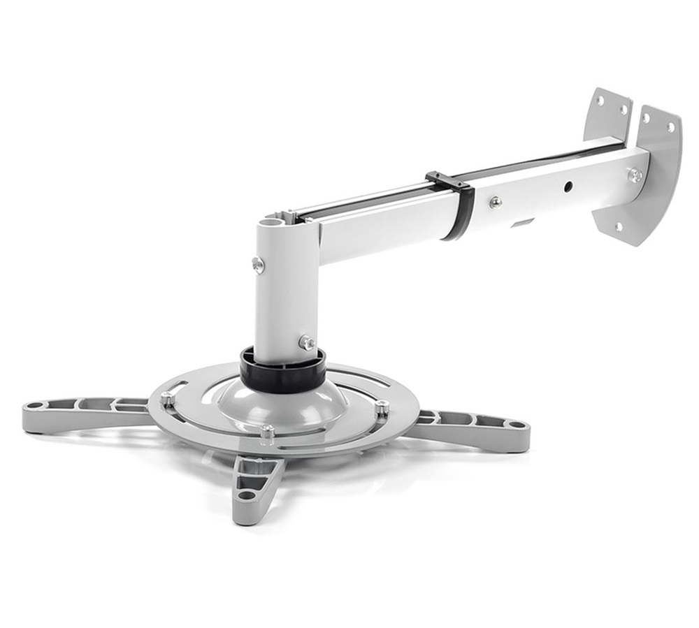 Stell SHO 1092 25 -33cm, 15°, 15kg ezüst fali kihúzható projektor tartó
