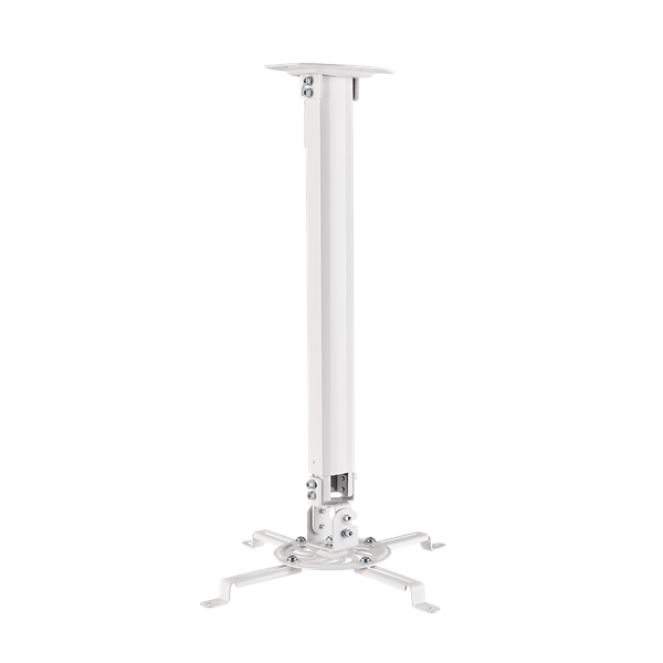 Stell SHO 1097 dönthető, forgatható fehér mennyezeti kihúzható projektor tartó