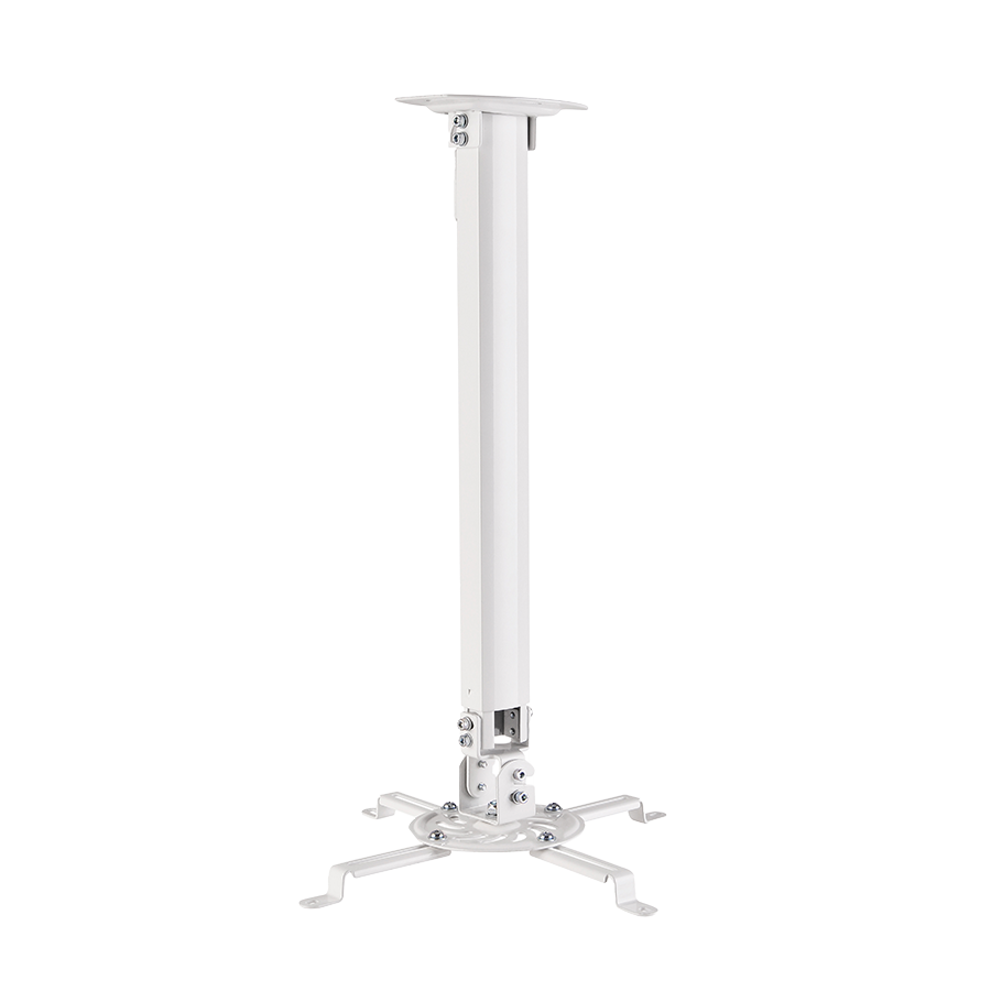 Stell SHO 1097 dönthető, forgatható fehér mennyezeti kihúzható projektor tartó