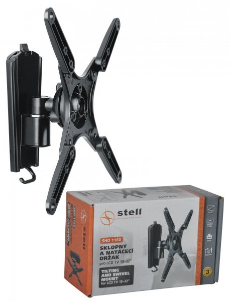 Stell SHO 1160 13"-40" VESA 200x200 dönthető és forgatható fali konzol