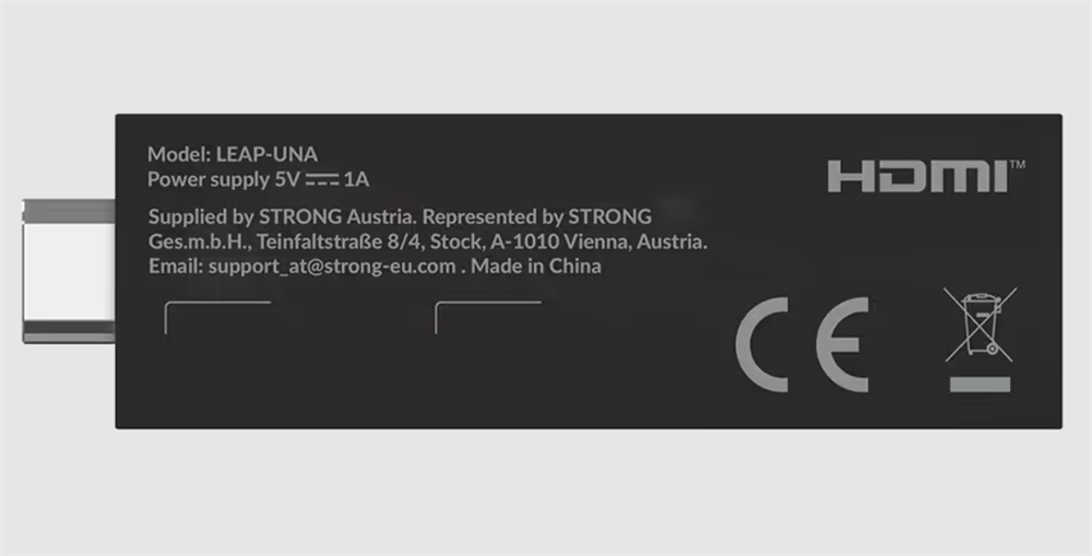 Strong LEAP-UNA Android TV Stick / TV okosító / médialejátszó