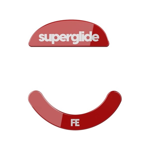 Superglide Glass Skates egértalp - Pulsar Xlite Wireless piros