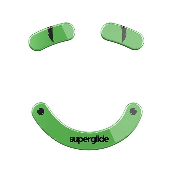 Superglide Glass Skates for Razer DeathAdder V2 Pro/V2 X HyperSpeed zöld