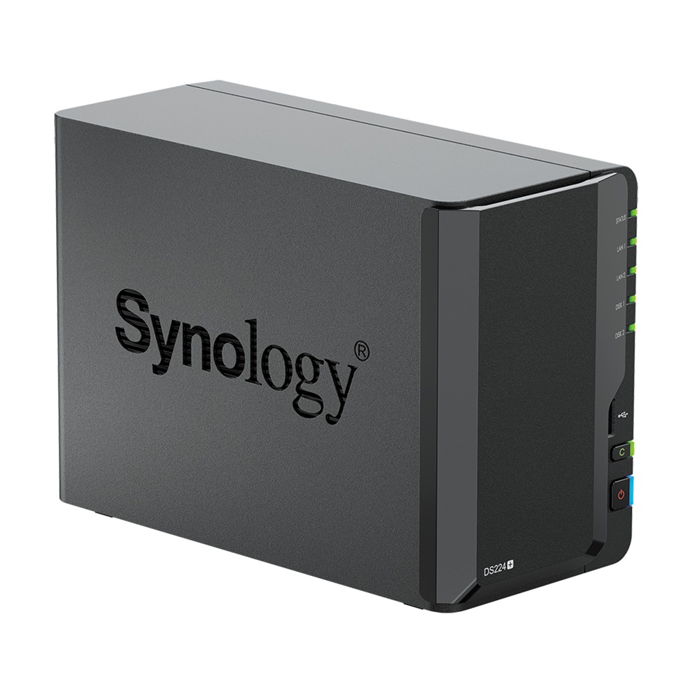 Synology DiskStation DS224+ (2GB) 2x SSD/HDD NAS + regisztrációs kártya