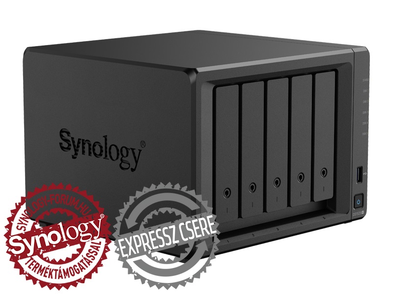 Synology DiskStation DS1525+(8GB) 5x SSD/HDD NAS + regisztrációs kártya