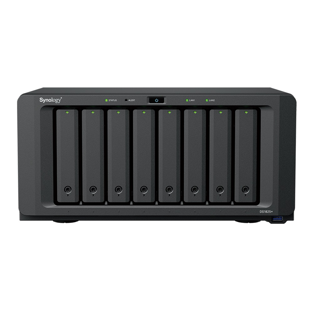 Synology DiskStation DS1825+ (4GB) 8x SSD/HDD NAS + regisztrációs kártya